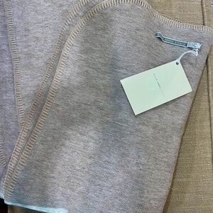 Alicia Adams Alpaca Field Blanket Light Beige 51” x 71” - Brand New